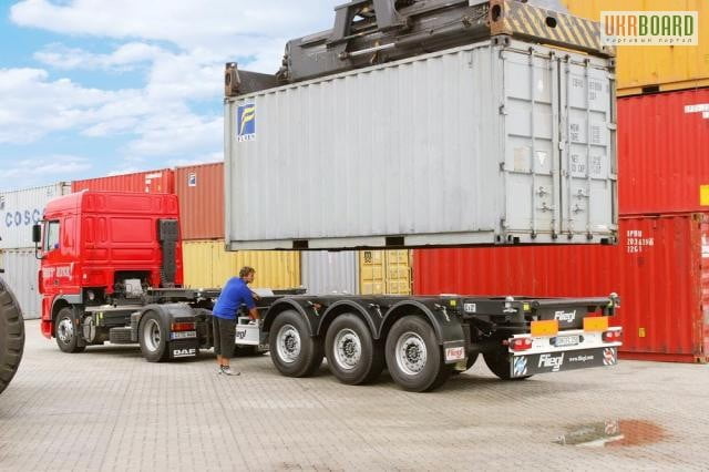 The cost of transportation of containers: 20 t., 40 Fut. Container carriers.